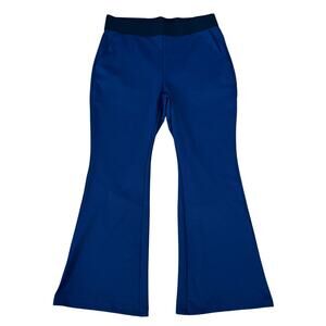 DG2 Navy Pull On Flare Pants Size XL Stretch Trousers